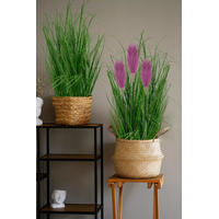 Umělá tráva pampová - 70 cm - fialová