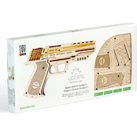 UGEARS 3D puzzle Pistole Wolf-01 62 dílků
