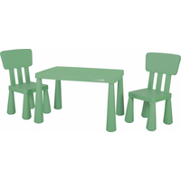 FreeOn Plastový stolek s židlemi Janus zelený