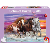 SCHMIDT Puzzle Trojice divokých koní 200 dílků