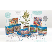 GIBSONS Puzzle Cestička mezi chalupami 500 dílků