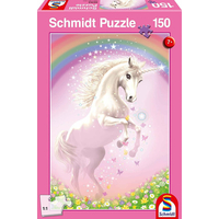 SCHMIDT Puzzle Růžový jednorožec 150 dílků