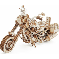 ROBOTIME Rokr 3D dřevěné puzzle Cruiser Motorcycle 420 dílků