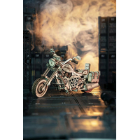 ROBOTIME Rokr 3D dřevěné puzzle Cruiser Motorcycle 420 dílků