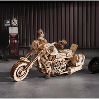 ROBOTIME Rokr 3D dřevěné puzzle Cruiser Motorcycle 420 dílků