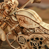 ROBOTIME Rokr 3D dřevěné puzzle Cruiser Motorcycle 420 dílků