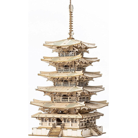 ROBOTIME Rolife 3D dřevěné puzzle Pětipatrová pagoda 275 dílků