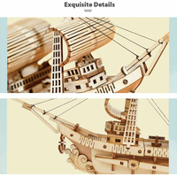 ROBOTIME Rolife 3D dřevěné puzzle Plachetnice 118 dílků