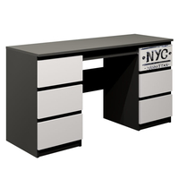 Psací stůl - NEW YORK TYP B - grafit