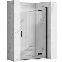 Sprchové dveře REA HUGO 80 cm - černé