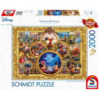 SCHMIDT Puzzle Koláž: Mickey a Minie 2000 dílků