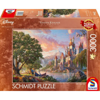 SCHMIDT Puzzle Kráska a zvíře: Kouzelný svět Belly 3000 dílků