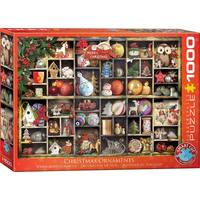 EUROGRAPHICS Puzzle Vánoční ozdoby 1000 dílků