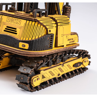 ROBOTIME Rokr 3D dřevěné puzzle Bagr 395 dílků