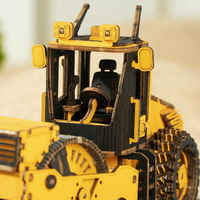 ROBOTIME Rokr 3D dřevěné puzzle Silniční válec 149 dílků
