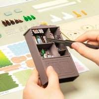 ROBOTIME Rolife DYI House: Light Music bar s LED osvětlením