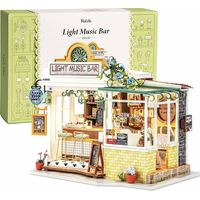 ROBOTIME Rolife DYI House: Light Music bar s LED osvětlením