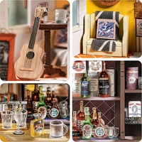 ROBOTIME Rolife DYI House: Light Music bar s LED osvětlením