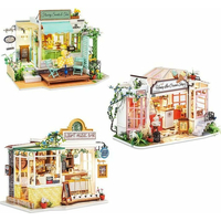 ROBOTIME Rolife DYI House: Light Music bar s LED osvětlením