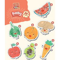 ART PUZZLE Baby Puzzle Ovoce a zelenina (2-4 dílky)