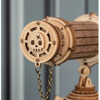 ROBOTIME Rokr 3D dřevěné puzzle Dalekohled 314 dílků