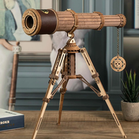 ROBOTIME Rokr 3D dřevěné puzzle Dalekohled 314 dílků