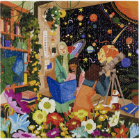 EEBOO Čtvercové puzzle Hvězdářky 500 dílků