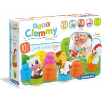 CLEMENTONI SOFT CLEMMY Hrací sada Zvířátka z farmy