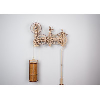 WOODEN CITY 3D puzzle Steampunk nástěnné hodiny 269 dílů WOODEN CITY 3D puzzle Steampunk nástěnné hodiny 269 dílů