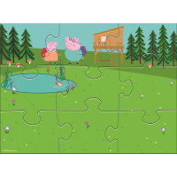 TREFL Magnetická puzzle sada Prasátko Pepina