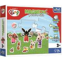 TREFL Magnetická puzzle sada Zábavný svět králíčka Binga