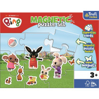 TREFL Magnetická puzzle sada Zábavný svět králíčka Binga