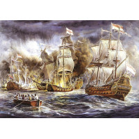 ART PUZZLE Puzzle Lodní bitva 1500 dílků