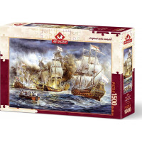 ART PUZZLE Puzzle Lodní bitva 1500 dílků