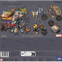 TREFL Wood Craft Origin puzzle Marvel Avengers 1000 dílků