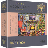 TREFL Wood Craft Origin puzzle U krbu 1000 dílků
