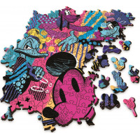 TREFL Wood Craft Origin puzzle Mickey Mouse 505 dílků