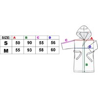 Dámský župan SNOW červený vzor