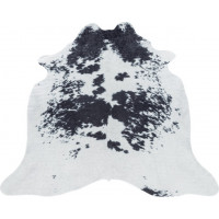 Kusový koberec Etosha 4114 black (tvar kožešiny)