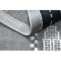 Dětský kusový koberec Fun Track grey