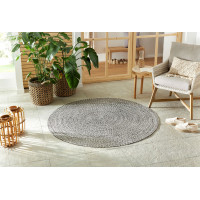 Kusový koberec Braided 105552 Melange kruh