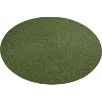 Kusový koberec Braided 105554 Green kruh