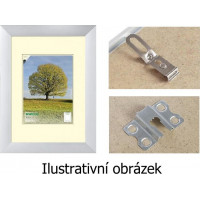 BFHM Alaska hliníkový rám na puzzle 93x62cm - stříbrný