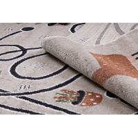 Dětský kusový koberec Fun Game llama beige