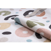 Dětský kusový koberec Fun Spots cream