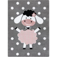 Dětský kusový koberec Petit Dolly sheep grey
