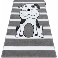 Dětský kusový koberec Petit Puppy grey