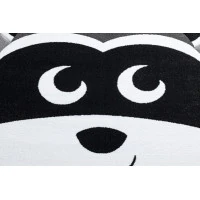 Dětský kusový koberec Petit Raccoon mukki grey