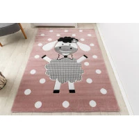 Dětský kusový koberec Petit Dolly sheep pink