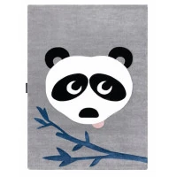 Dětský kusový koberec Petit Panda grey
